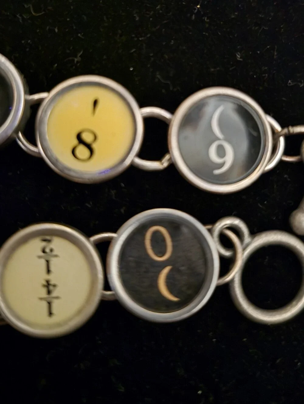 Vintage Typewriter Key Artisan Bracelet